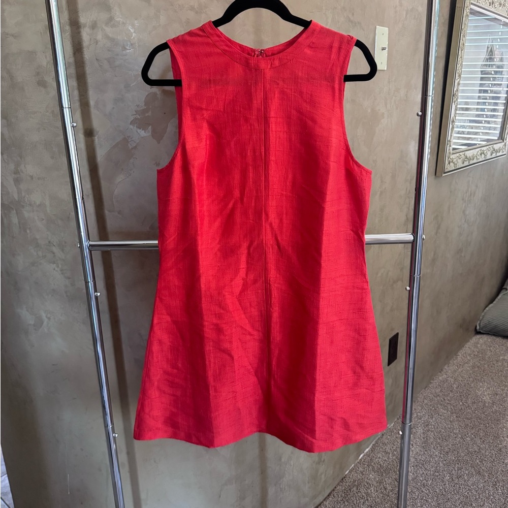 Elegant Red Mini Dress